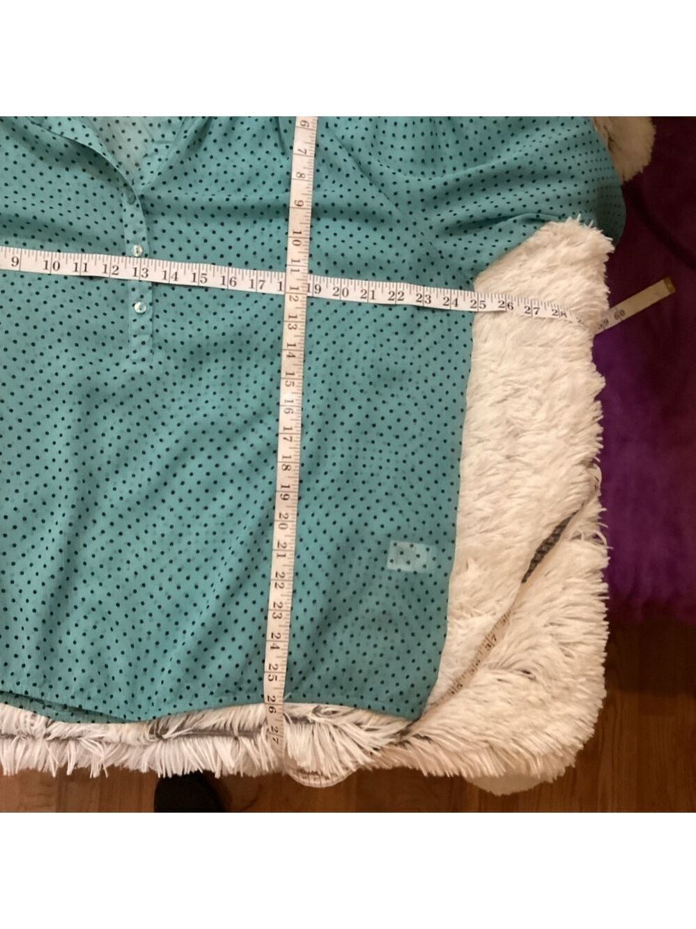 Liz Claiborne Woman’s XL blouse with matching cami tealish green with bl… - Picture 9 of 15